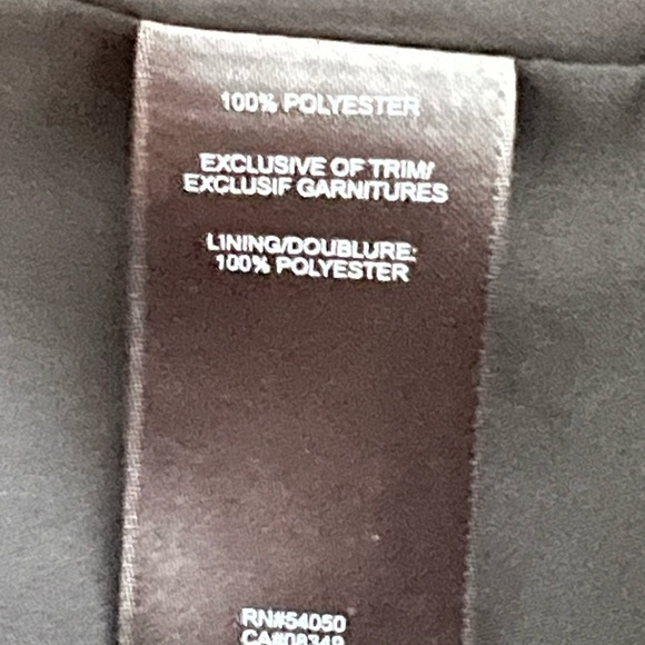 Robbi & Nikki Women's Black Blazer With Faux Leather Trim. - Picture 4 of 5